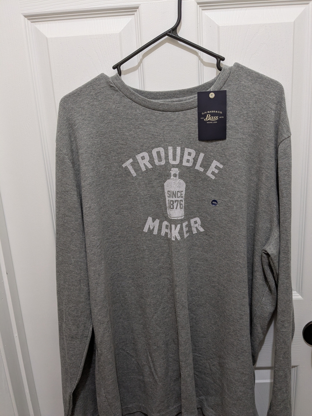 G.H. Bass & Co. Gray 'Trouble Maker' Long-Sleeve Shirt